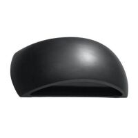 Kinkiet PONTIUS SL.0876 SOLLUX LIGHTING półokrągły ceramiczny czarny