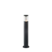 Lampa stojąca zewnętrzna Tronco PT1 BIG NERO  Ideal Lux 004723 z aluminium i wykończona w kolorze czarnym słupek w kształcie walca