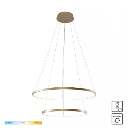 18140GD-2 BRENO LAMPA WISZĄCA ZŁOTA ZUMALINE
