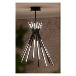 Lampa wisząca TIPI P0353 MAXlight AWANGARDOWA NIETUZINKOWA CZARNA LED IMPONUJĄCA FORMA - 3