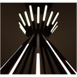 Lampa wisząca TIPI P0353 MAXlight AWANGARDOWA NIETUZINKOWA CZARNA LED IMPONUJĄCA FORMA - 4