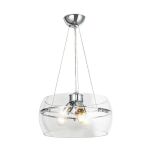 LAMPA WISZĄCA MERANO RLD931031-3 ZUMA LINE TRANSPARENTNE SZKŁO NOWOCZESNA ELEGANCKA 3xE27 - 2