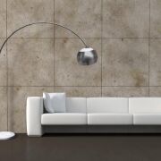 Lampa podłogowa Tosca  AZzardo AZ0022 Klosz jest metalowo-szklany podstawa z marmuru