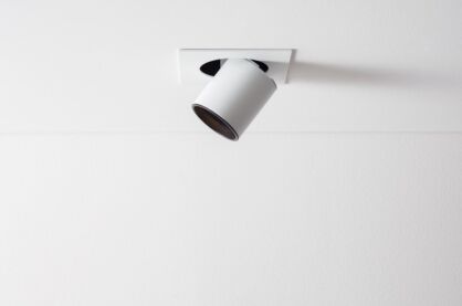 Lampa wpuszczana Auro Base 60x1 WP Labra  4.1164 kwadratowa podstawa tuba techniczna regulowana wystająca LED różne kolory wykończenia