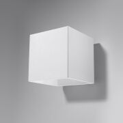 Lampa ścienna kinkiet Quad biały kostka SL.0059 SOLLUX LIGHTING techniczna nowoczesna kwadratowa  