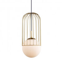 Lampa wisząca MATTY MDM-3940/1 GD Oryginalna retro loft złota Italux