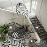LAMPA wisząca LEHDET TH.001ZL THORO designerska druciana  - 2