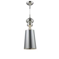 Lampa wisząca BAROCO SILVER AZzardo AZ0307 styl barokowy z tkaniny i metalu