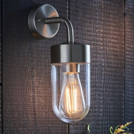Kinkiet NORTH czarny/transparent ENDON LIGHTING 71184 