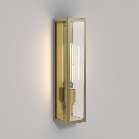 Lampa zewnętrzna Harvard Wall Astro 1402007 Latarnia mosiądz