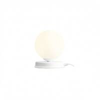 Lampa stołowa BALL SMALL WHITE mleczna kula biały wariant ALDEX 1076B_S  