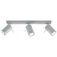 Efektowna lampa sufitowa listwa Ring 3 Szary  SL. 0451 SOLLUX LIGHTING nowoczesny