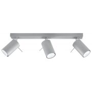 Efektowna lampa sufitowa listwa Ring 3 Szary  SL. 0451 SOLLUX LIGHTING nowoczesny