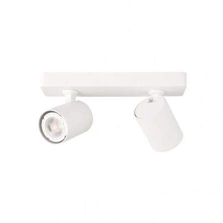 Reflektor LUMSI SPL-2071-2-MB-WH Italux Podwójny z regulacją biały