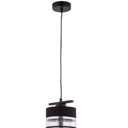 Lampa wisząca SOFIA 1 SIGMA 32167 CZARNA SREBRNA