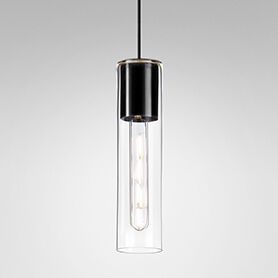 Lampa wisząca MODERN GLASS Tube TP E27 Aquaform  klosz ze szkła różne kolory wykończenia metalu