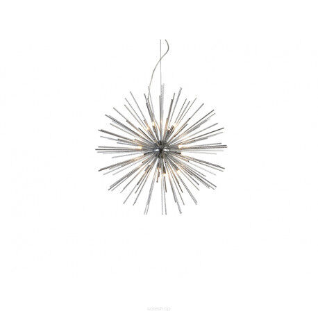 Lampa wisząca SIRIUS 75 CHROME AZ2114+AZ2115  DEL-6612-75 nowoczesna designerska kształtem przypomina jeża ma kolor chromu