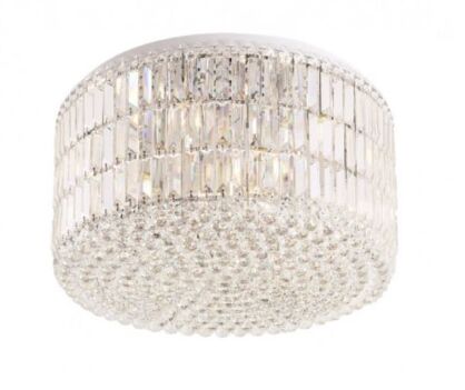 Plafon PUCCINI C0129 MAXlight OKAZAŁY o średnicy 80 cm EFEKTOWNY ozdobiony kryształkami 