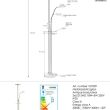 Lampa podłogowa FRIEND 2L LED Antyczny mosiądz USB 107009 Markslojd minimalistyczna nowoczesna  - 2