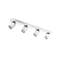 Reflektor Tomi 4 PR biały AZzardo AZ0665  ruchome główki w kształcie tub listwa