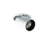 Lampa sufitowa wpuszczana ściemnialna LUNA 15W DIMM AZ2828 – Azzardo techniczna biało/czarna regulowana wysokość - 6