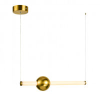 Lampa wisząca HALLING PND-16357-CB-1 Italux Imponująca miedziana kula 