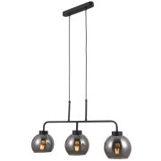 Lampa wisząca POGGI PND-28028-3  Italux Nowoczesna dymione klosze