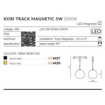 Zwis do szyny magnetycznej KORI TRACK MAGNETIC 5W AZ4627 Azzardo  - 5