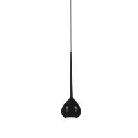 Lampa wisząca Aga 1 azzardo AZ1061 nowoczesny opływowy kształt czarna