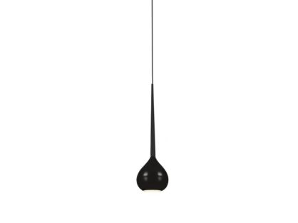 Lampa wisząca Aga 1 azzardo AZ1061 nowoczesny opływowy kształt czarna
