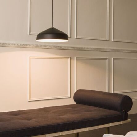 Lampa wisząca Ginestra 400- Astro 7456 1361002 metalowy czarny klosz
