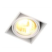 PLAFON lampa wewnętrzna ZUMA LINE ONEON DL 50-1 SPOT 94361-WH Z ALUMINIUM W KOLORZE białym  NOWOCZESNY  