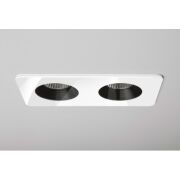 Lampa sufitowa wpuszczana ASTRO Vetro Twin 5748 podwójna biała techniczna IP65 2x LED