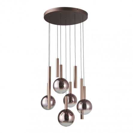 Lampa wisząca Camino PND-24038-9A-COPP Italux