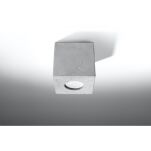 PLAFON QUAD BETON LOFTOWE OŚWIETLENIE Nowoczesna SL.0489 SOLLUX LIGHTING  - 3