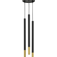 Lampa wisząca SOPEL DUE 33257 SIGMA czarno/złota