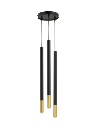 Lampa wisząca SOPEL DUE 33257 SIGMA czarno/złota