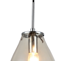 LAMPA WISZĄCA Fondi 1 wisząca TRANSPARENTNY light prestige METAL / SZKŁO E14 / max 40W
