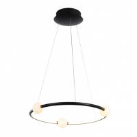 Lampa wisząca LOZANNA PND-20112035-1A-BL Italux Modernistyczna czarna LED