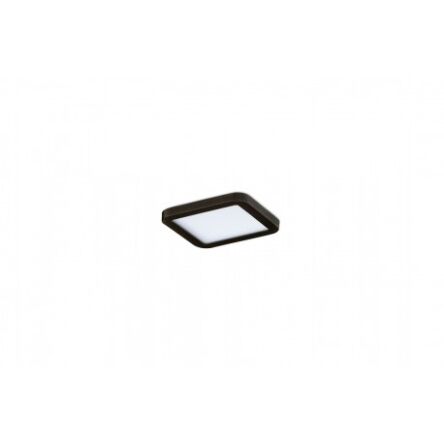Lampa sufitowa wpuszczana SLIM SQUARE 22 AZzardo CZARNA zaokrąglona 3000K/4000K IP44