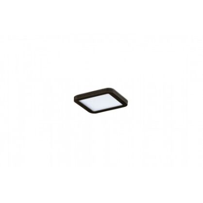 Lampa sufitowa wpuszczana SLIM SQUARE 22 AZzardo CZARNA zaokrąglona 3000K/4000K IP44