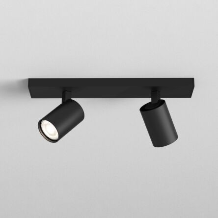 Lampa sufitowa/kinkiet Ascoli Twin 1286081 Astro Podwójna regulowana czarna