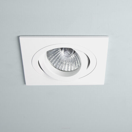 Lampa sufitowa wpuszczana  Taro Adjustable 230V 5642 kwadrat biała techniczna 1240016