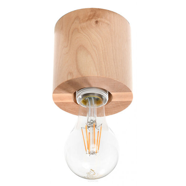 PLAFON SALGADO LAMPA SUFITOWA NATURALNE DREWNO MINIMALISTYCZNA W STYLU SKANDYNAWSKIM