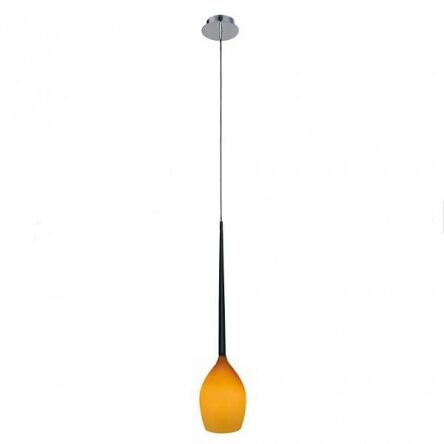 Lampa wisząca Izza 1 amber AZzardo MD1288A-1SO AZ1221 bursztynowy  szklany klosz nowoczesny