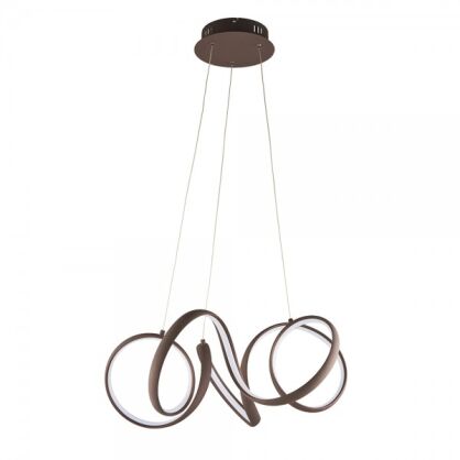 Lampa wisząca SYNERGY brązowa ENDON LIGHTING 81889 
