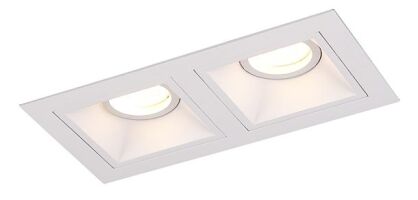 OPRAWA WPUSZCZANA MAXLIGHT HIT II OPRAWA PODTYNKOWA BIAŁA H0081 MAXlight COFNIĘTE ŹRÓDŁO ŚWIATŁA TECHNICZNA