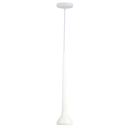 Lampa wisząca Toronto - P01601WH NOWOCZESNA  wykonana z metalu o wykończeniu białego matu inspirowana CN Tower z Toronto.