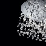 Plafon Neve PL8 Ideal Lux  022222 Klosz tworzy dekoracyjne szklane bombki zawiszone na nylonowych strunach - 2