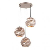 Lampa wisząca PALERMO W NIEZWYKLE MODNYM KOLORZE ZŁOTA PND-2424-3S-GD Italux 